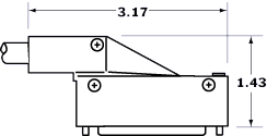 68-pin High-Density Right Angle Connector (male) with Jackscrew Fasteners